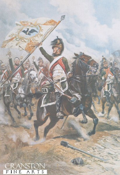 Prize J Un Drapeau Prussian Par Le 4th Regiment De Dragons En 1806 by Edouard Detaille (GS)