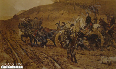 Bringing Up the Guns by Gilbert Gaul (B)
