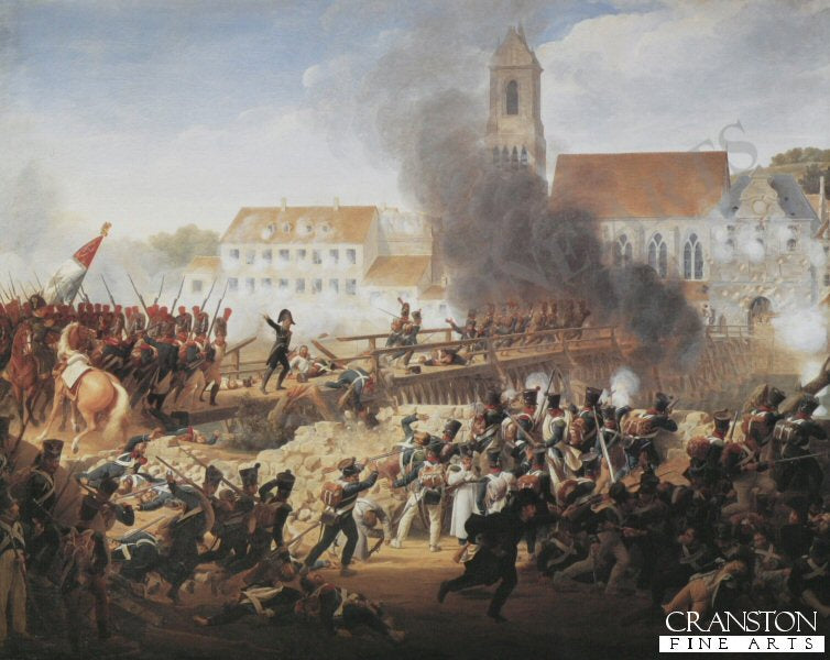 Passage Du Pont de Landshut by Louis Hersent (Battle of Landshut, 21st April 1809)