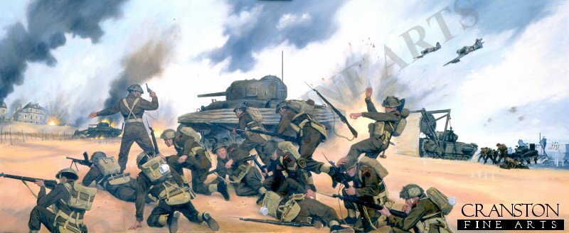 D-Day Gold Beach, 6th June 1944 by Simon Smith. (P)
