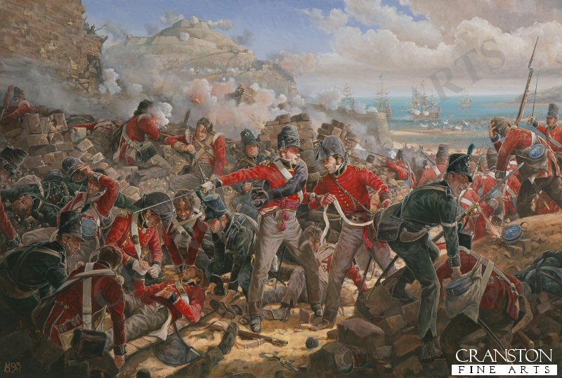 Assault on the Breach of San Sebastian by Mark Churms. (AP)
