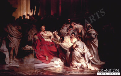 Murder of Caesar by Karl Theodore van Piloty (B)