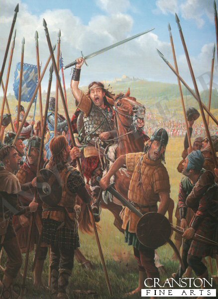 William Wallace Before the Battle of Stirling Bridge by Mark Churms. (AP)