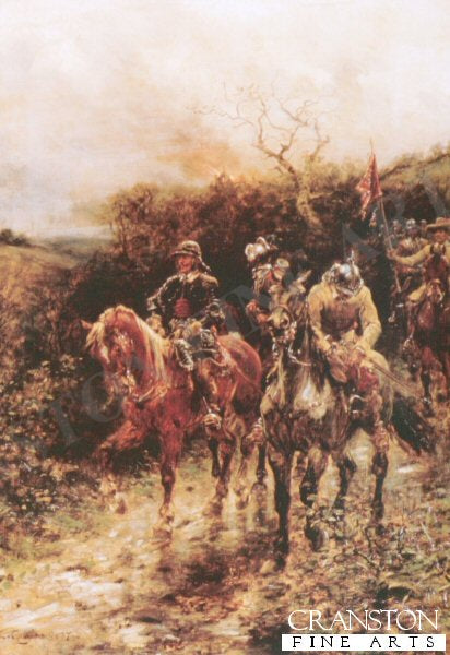 Roundheads Returning From a Raid by Ernest Crofts.