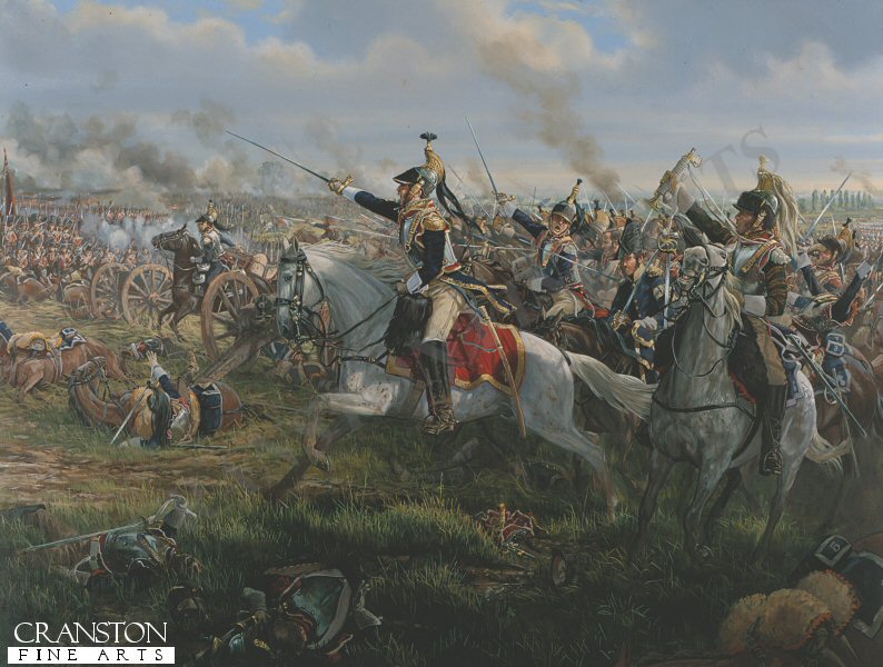 La Charge (Donop's Cavalry at Waterloo) by Mark Churms. (AP)