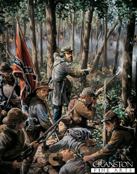 Confederate Officer, 15th Alabama Infantry Regiment 1863 by Mark Churms. (AP)