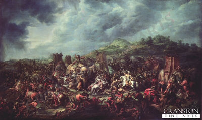 Defeat of Porus by Alexander the Great 326BC by Francois Louis Joseph Watteau. (B)