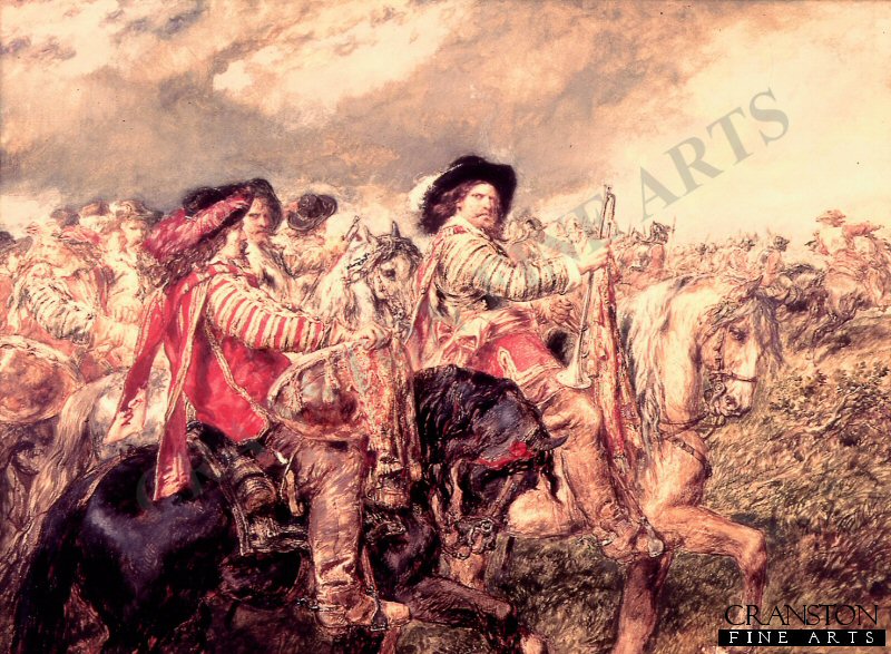 After the Battle of Naseby by Sir John Gilbert.