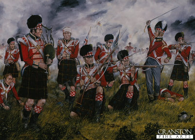 The Cameron Highlanders at Waterloo by Brian Palmer. (PC)
