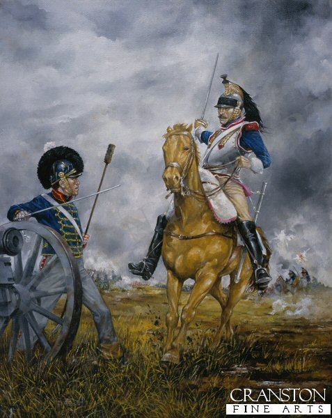 French Cuirassier at Waterloo by Brian Palmer. (AP)