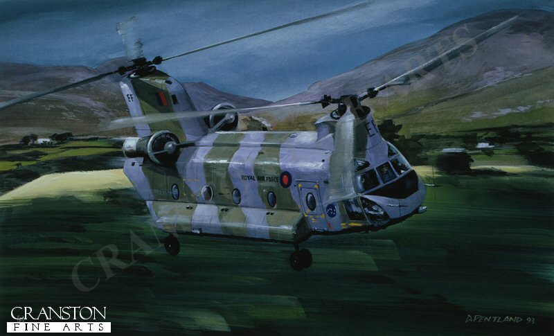Chinook over the Sperrins by David Pentland. (P)