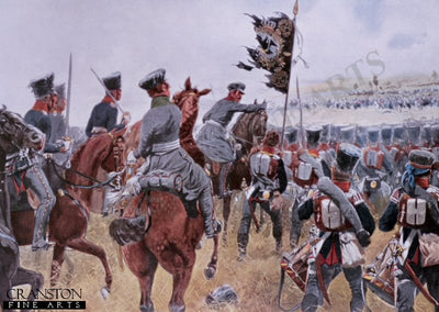 Prince Karl von Mecklenburg with East Prussian Cavalry at the Engagement of Goldberg, 23rd August 1813 by Richard Knotel.