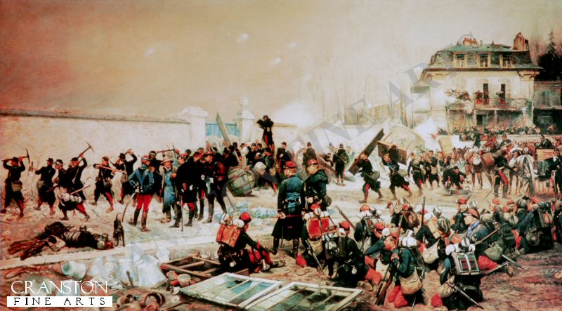 The Defence of Champigny, November 30th 1870 by Edouard Detaille. (GS)
