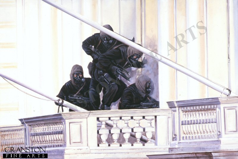 Operation Nimrod, 5th May 1980 by David Pentland. (GS)