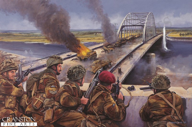 Graebner's Attack, Arnhem Bridge, 18th September 1944 by David Pentland. (GS)