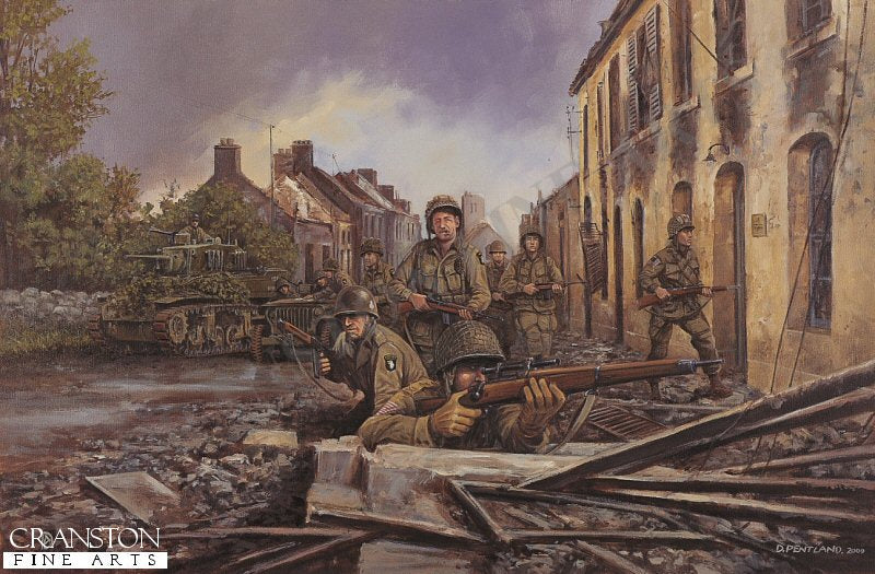 Screaming Eagles in Normandy, 7th June 1944 by David Pentland. (GL)