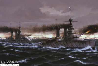 HMS Lion at the Battle of Jutland by Ivan Berryman. (PC)