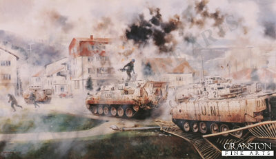 1st Battalion Cheshire Regiment by David Rowlands.