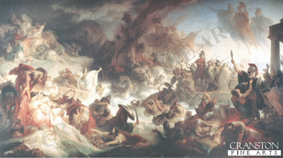 Battle of Salamis, 23rd September 480BC by Wilhelm von Kaulbach.