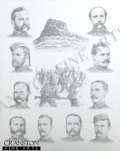 Battle of Isandhlwana 22nd January 1879 (Major Figures of the Battle) by Stuart Liptrot