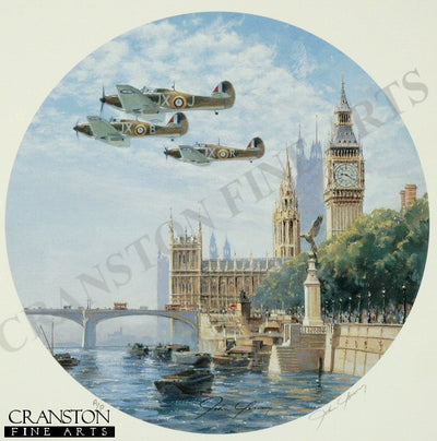 Hurricanes over the Houses of Parliament by John Young. (AP)