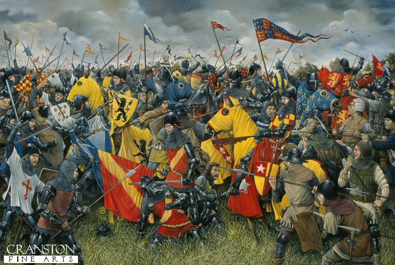Battle of Crecy by Brian Palmer. (GS)