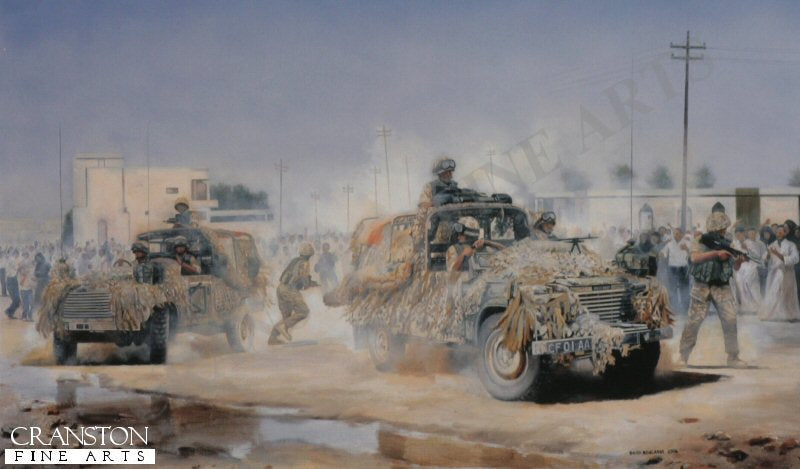 B Squadron, 1st The Queens Dragoon Guards, Safwan, Iraq, 2003 by David Rowlands. (AP)