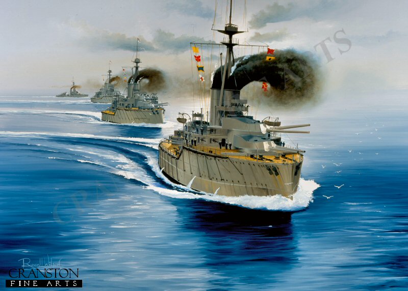 2nd Battle Squadron at the Battle of Jutland by Randall Wilson. (PC)