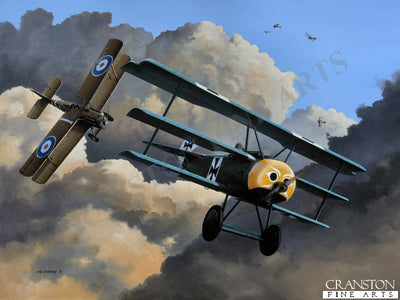 Last Dogfight of Werner Voss by Ivan Berryman. (B)