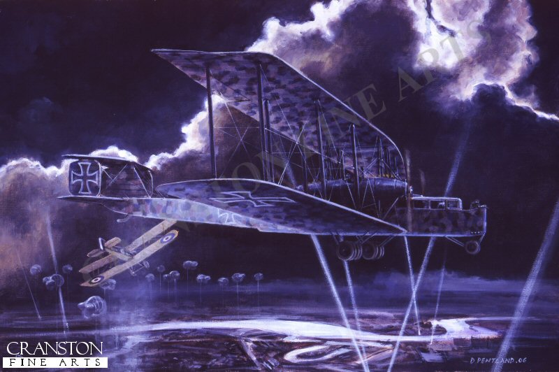 Shadow Over London, England, 28th January 1918 by David Pentland. (AP)