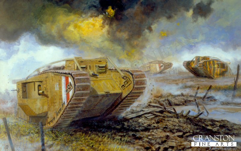 Unexpected encounter at Niergnies, France, 8th October 1918 by David Pentland. (APC)