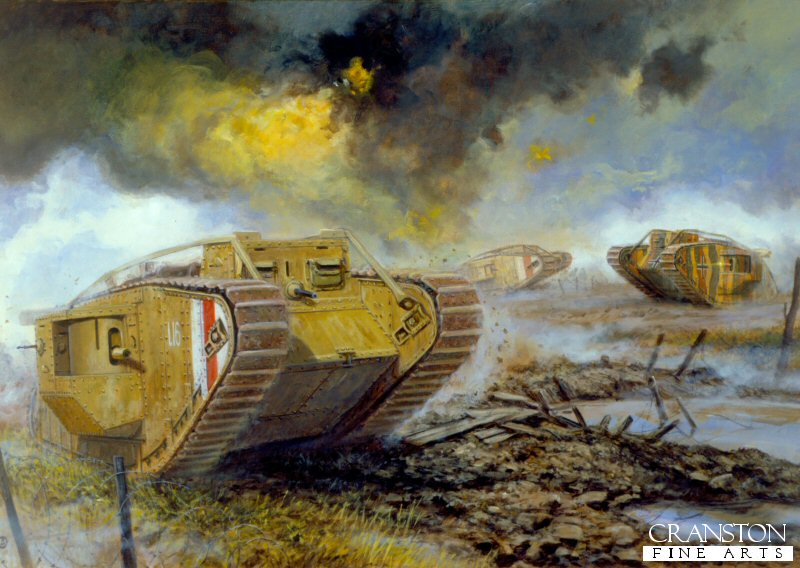 Unexpected encounter at Niergnies, France, 8th October 1918 by David Pentland. (PC)