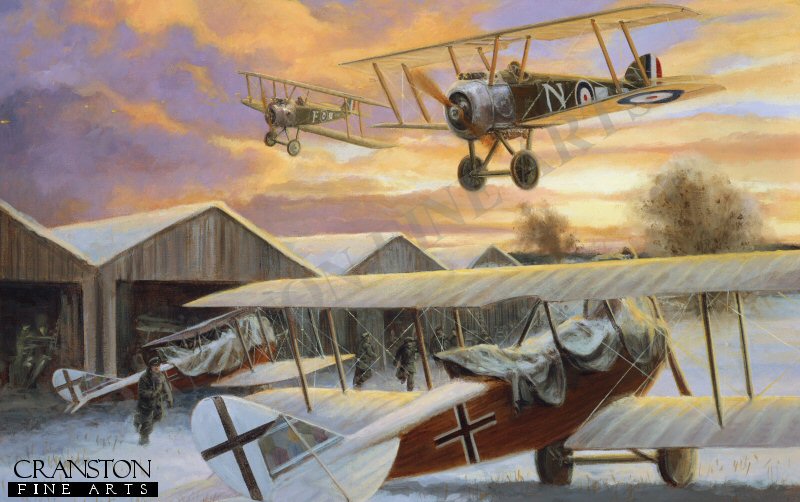 Christmas Greetings from the RFC, North Italy, 25th December 1917 by David Pentland (APC)