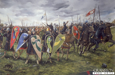 The Battle of Hastings - The Norman Lines by Brian Palmer. (B)