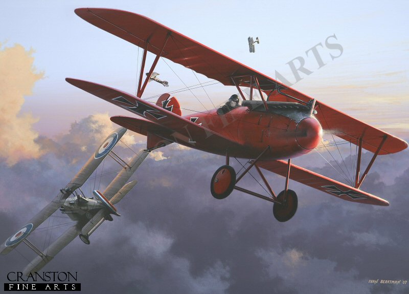 Oberleutnant Lothar Freiherr von Richthofen by Ivan Berryman. (PC)