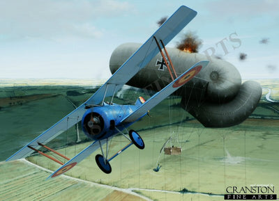 Sous-Lieutenant Willy Coppens - Roasting A Sausage by Ivan Berryman. (PC)