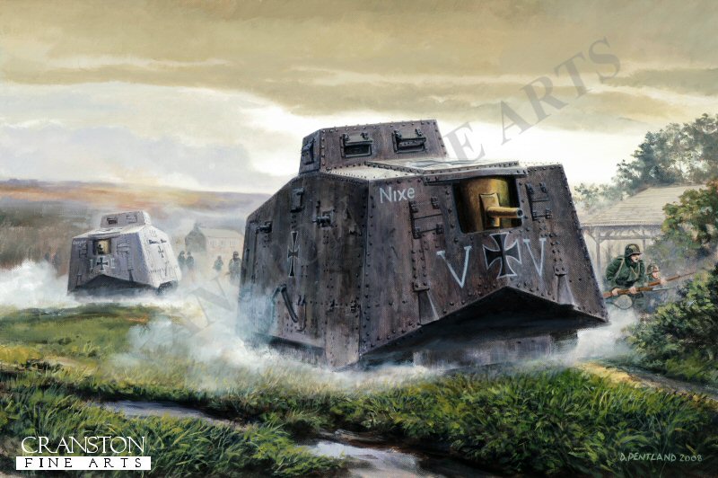 The New War Elephants, Cachy, France 24th April 1918 by David Pentland. (RM)