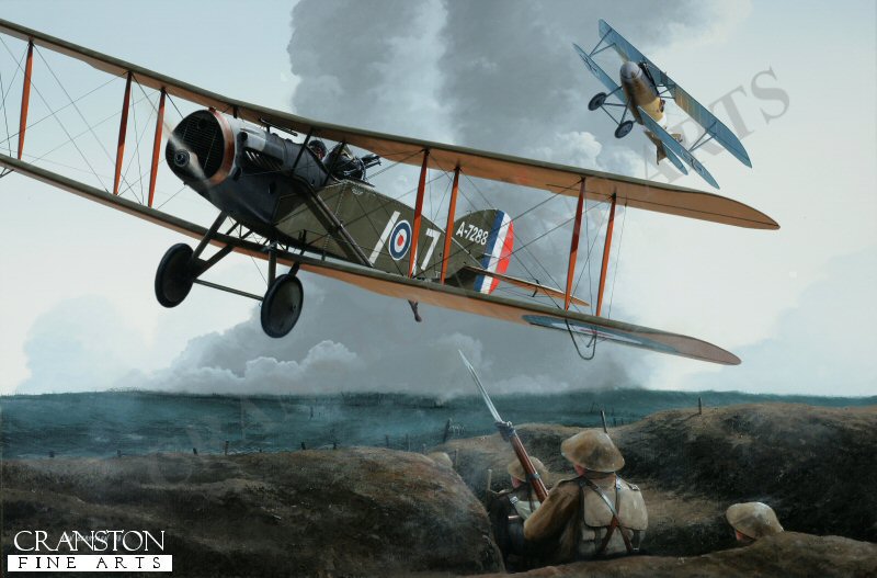 Captain Andrew McKeever and 2nd Lieutenant Leslie Powell by Ivan Berryman. (APB)