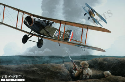 Captain Andrew McKeever and 2nd Lieutenant Leslie Powell by Ivan Berryman. (RM)