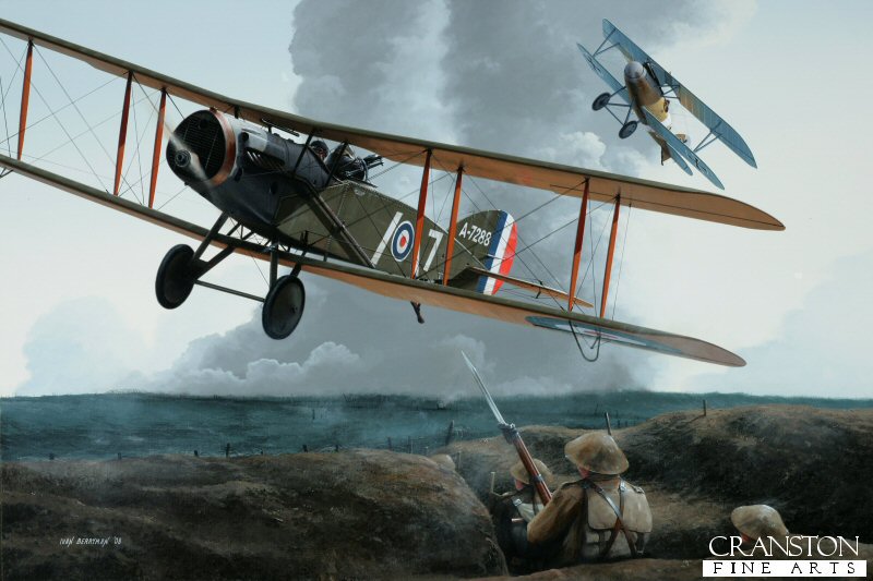 Captain Andrew McKeever and 2nd Lieutenant Leslie Powell by Ivan Berryman. (PC)