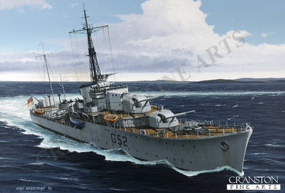 HMS Matchless by Ivan Berryman. (RM)