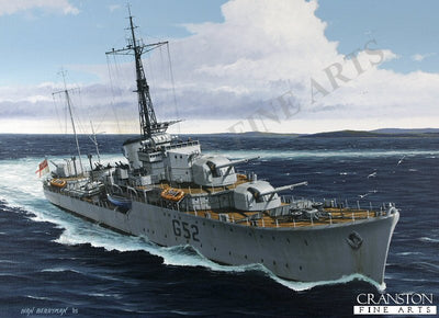 HMS Matchless by Ivan Berryman. (PC)