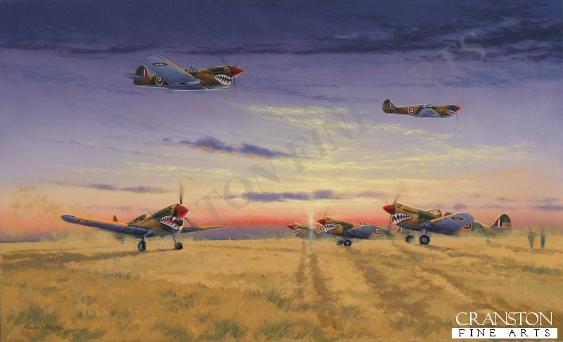 Kittyhawks of No.112 Squadron by Graeme Lothian. (AP)