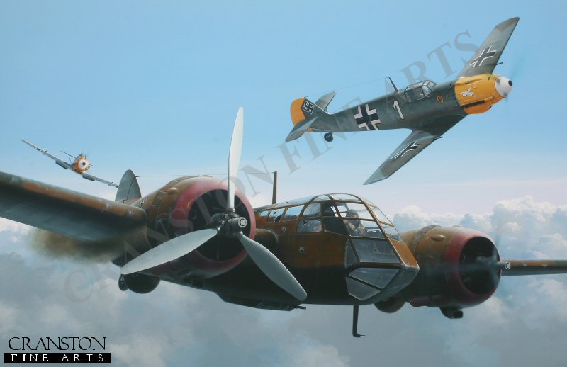 Ltn. Hans-Ekkehard Bob of JG21 Becomes an Ace by Ivan Berryman. (AP)