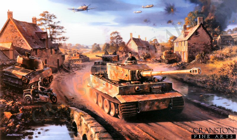 Tigers in Normandy by Nicolas Trudgian. (AP)