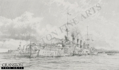 Scharnhorst at Anchor by Robert Taylor.