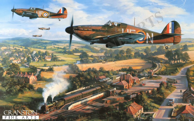 Tangmere Hurricanes by Nicolas Trudgian. (AP)