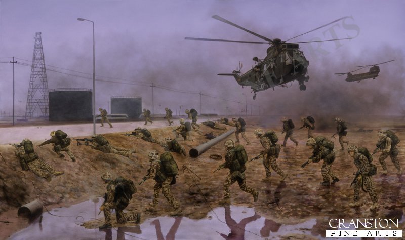 40 Commando Royal Marines by David Rowlands. (AP)