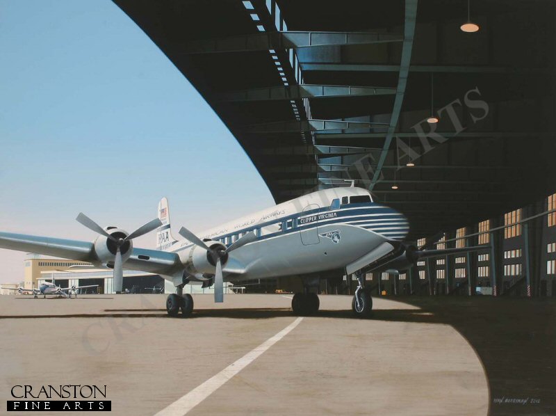 Clipper Virginia at Tempelhof by Ivan Berryman. (GS)