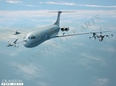 Tribute to the VC10 by Ivan Berryman. (B)